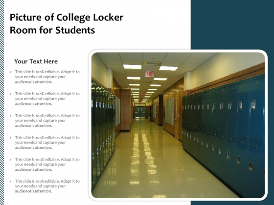 Picture Of College Locker Room For Students Ppt PowerPoint Presentation File Example Topics PDF Picture Of College Locker Room For Students Ppt PowerPoint Presentation File Example Topics PDF