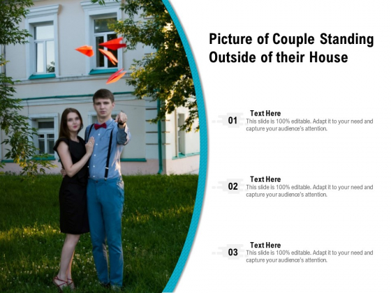 Picture Of Couple Standing Outside Of Their House Ppt PowerPoint Presentation Ideas Templates PDF Picture Of Couple Standing Outside Of Their House Ppt PowerPoint Presentation Ideas Templates PDF