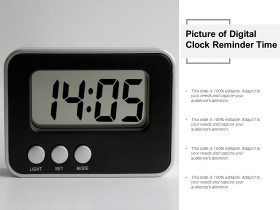 Picture Of Digital Clock Reminder Time Ppt PowerPoint Presentation Slides Deck Picture Of Digital Clock Reminder Time Ppt PowerPoint Presentation Slides Deck