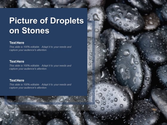 Picture Of Droplets On Stones Ppt PowerPoint Presentation Model Graphics Template Picture Of Droplets On Stones Ppt PowerPoint Presentation Model Graphics Template