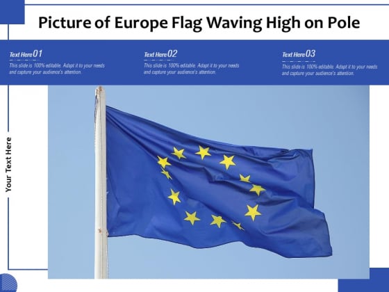 Picture Of Europe Flag Waving High On Pole Ppt PowerPoint Presentation Pictures Summary PDF Picture Of Europe Flag Waving High On Pole Ppt PowerPoint Presentation Pictures Summary PDF