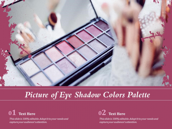 Picture Of Eye Shadow Colors Palette Ppt PowerPoint Presentation Ideas Layouts PDF