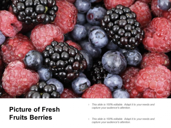 Picture Of Fresh Fruits Berries Ppt PowerPoint Presentation Slides Structure