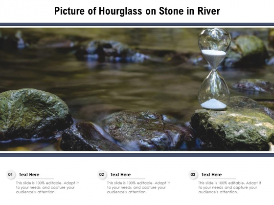 Picture Of Hourglass On Stone In River Ppt PowerPoint Presentation File Mockup PDF