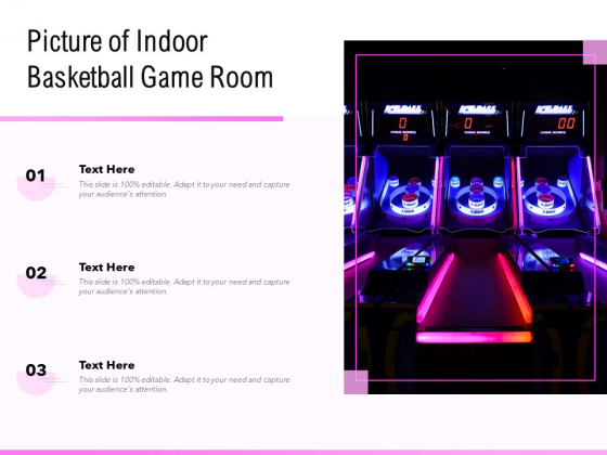 Picture Of Indoor Basketball Game Room Ppt PowerPoint Presentation Layouts Designs Download PDF