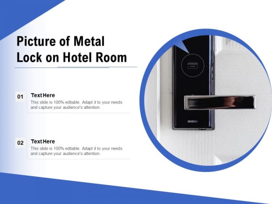 Picture Of Metal Lock On Hotel Room Ppt PowerPoint Presentation Gallery Show PDF