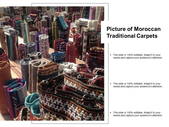 Picture Of Moroccan Traditional Carpets Ppt PowerPoint Presentation Infographics Deck Picture Of Moroccan Traditional Carpets Ppt PowerPoint Presentation Infographics Deck