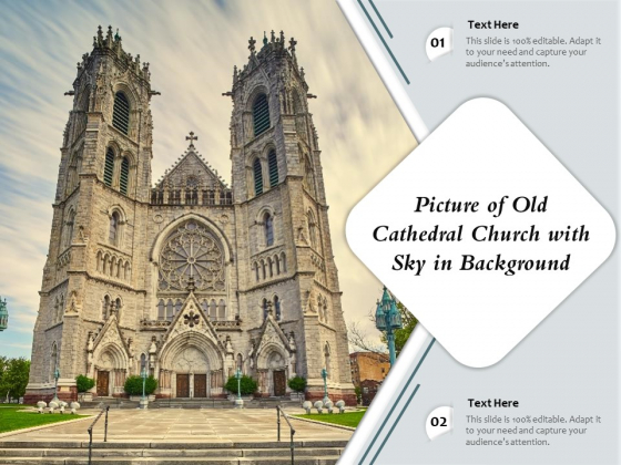 Picture Of Old Cathedral Church With Sky In Background Ppt PowerPoint Presentation File Templates PDF