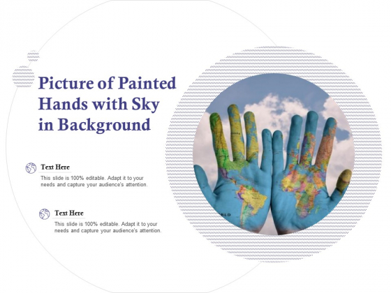 Picture Of Painted Hands With Sky In Background Ppt PowerPoint Presentation Icon Guidelines Picture Of Painted Hands With Sky In Background Ppt PowerPoint Presentation Icon Guidelines