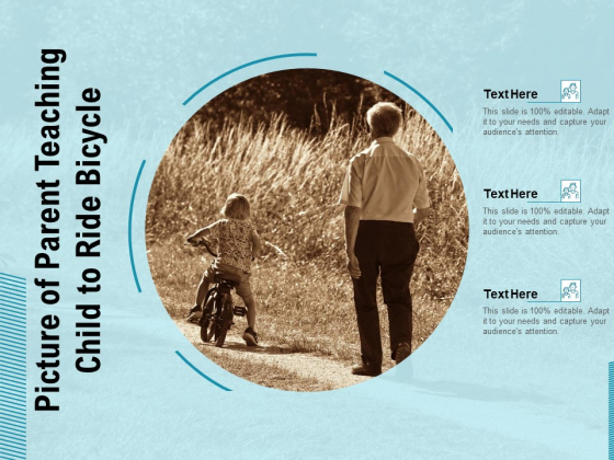 Picture Of Parent Teaching Child To Ride Bicycle Ppt PowerPoint Presentation Inspiration PDF Picture Of Parent Teaching Child To Ride Bicycle Ppt PowerPoint Presentation Inspiration PDF