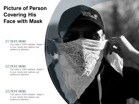 Picture Of Person Covering His Face With Mask Ppt PowerPoint Presentation Styles Demonstration PDF Picture Of Person Covering His Face With Mask Ppt PowerPoint Presentation Styles Demonstration PDF