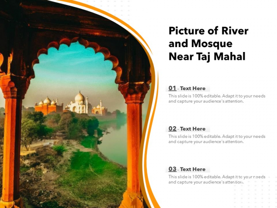 Picture Of River And Mosque Near Taj Mahal Ppt PowerPoint Presentation Gallery Slideshow PDF Picture Of River And Mosque Near Taj Mahal Ppt PowerPoint Presentation Gallery Slideshow PDF