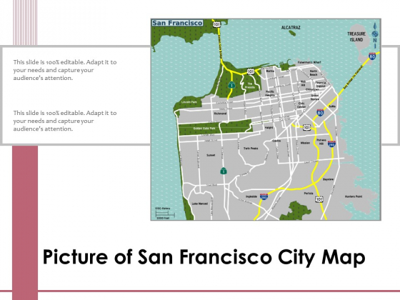 Picture Of San Francisco City Map Ppt PowerPoint Presentation Model Graphic Images PDF