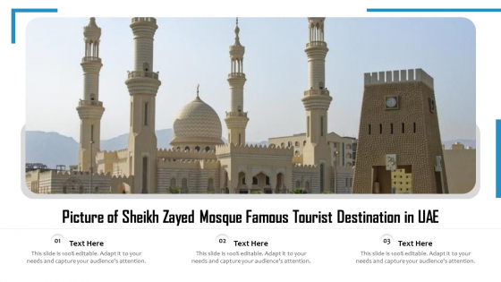 Picture Of Sheikh Zayed Mosque Famous Tourist Destination In UAE Ppt PowerPoint Presentation File Samples PDF