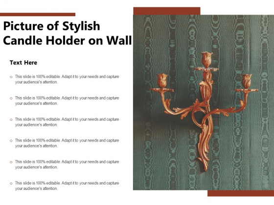 Picture Of Stylish Candle Holder On Wall Ppt PowerPoint Presentation Ideas Templates PDF Picture Of Stylish Candle Holder On Wall Ppt PowerPoint Presentation Ideas Templates PDF