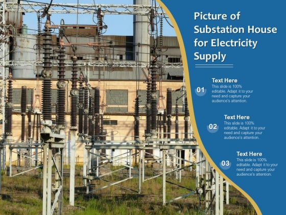 Picture Of Substation House For Electricity Supply Ppt PowerPoint Presentation Professional Layouts PDF