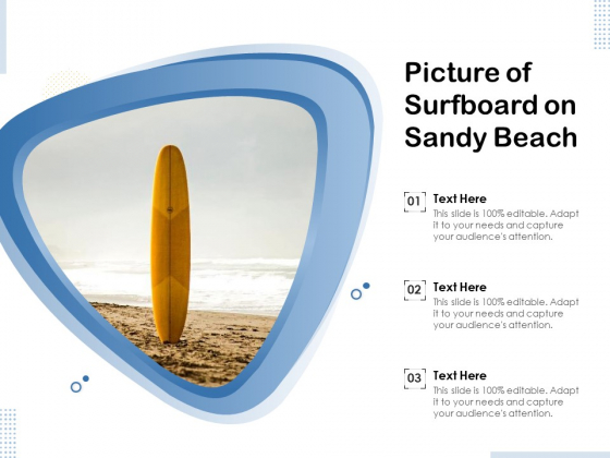Picture Of Surfboard On Sandy Beach Ppt PowerPoint Presentation Pictures Examples PDF Picture Of Surfboard On Sandy Beach Ppt PowerPoint Presentation Pictures Examples PDF