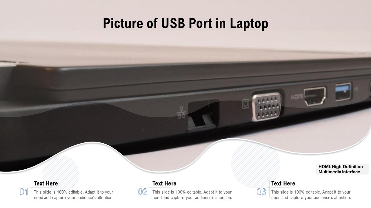 Picture Of USB Port In Laptop Ppt PowerPoint Presentation Model Smartart PDF