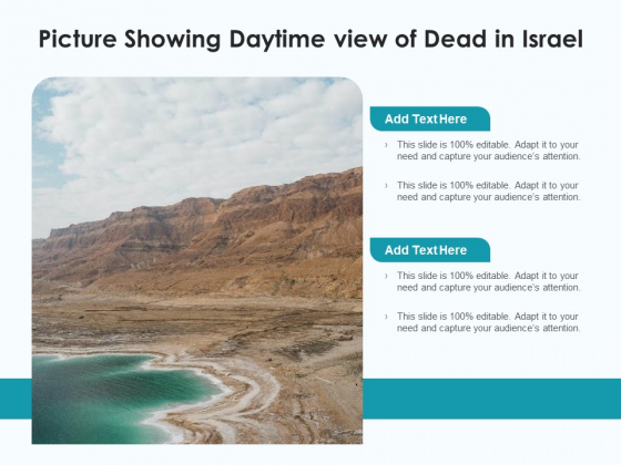 Picture Showing Daytime View Of Dead In Israel Ppt PowerPoint Presentation Gallery Graphics Pictures PDF Slide 1