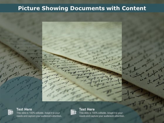 Picture Showing Documents With Content Ppt PowerPoint Presentation Show Professional PDF Picture Showing Documents With Content Ppt PowerPoint Presentation Show Professional PDF
