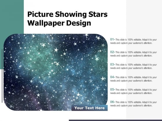 Picture Showing Stars Wallpaper Design Ppt PowerPoint Presentation Styles Portfolio PDF