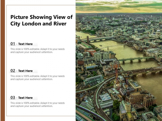 Picture Showing View Of City London And River Ppt PowerPoint Presentation Icon Show PDF