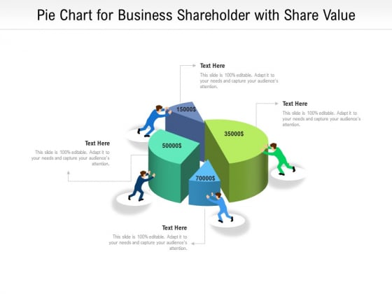 Pie Chart For Business Shareholder With Share Value Ppt PowerPoint Presentation Gallery Layout Ideas PDF Pie Chart For Business Shareholder With Share Value Ppt PowerPoint Presentation Gallery Layout Ideas PDF