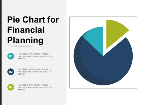 Pie Chart For Financial Planning Ppt PowerPoint Presentation Professional Aids
