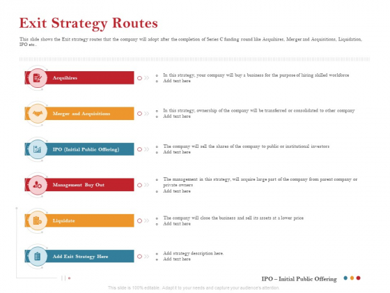 Pitch Deck For Raising Capital For Inorganic Growth Exit Strategy Routes Inspiration PDF Pitch Deck For Raising Capital For Inorganic Growth Exit Strategy Routes Inspiration PDF
