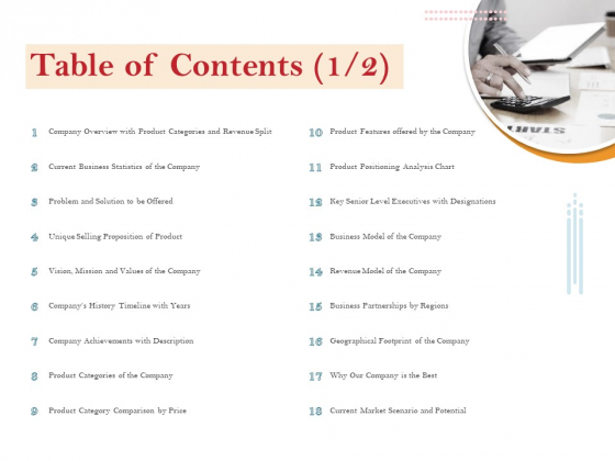 Pitch Deck For Raising Capital For Inorganic Growth Table Of Contents Analysis Slides PDF Pitch Deck For Raising Capital For Inorganic Growth Table Of Contents Analysis Slides PDF