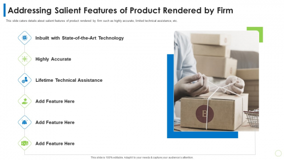 Pitch Deck PPT For Commodity Addressing Salient Features Of Product Rendered By Firm Ppt Diagram Lists PDF Pitch Deck PPT For Commodity Addressing Salient Features Of Product Rendered By Firm Ppt Diagram Lists PDF