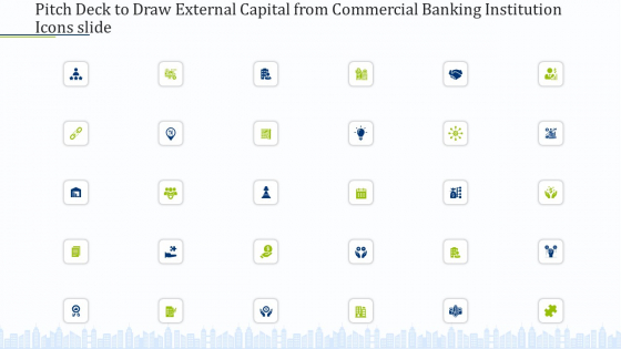 Pitch Deck To Draw External Capital From Commercial Banking Institution Icons Slide Portrait PDF Pitch Deck To Draw External Capital From Commercial Banking Institution Icons Slide Portrait PDF