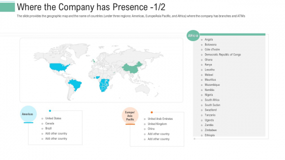 Pitch Presentation Raise Money Spot Market Where The Company Has Presence Brazil Brochure PDF Pitch Presentation Raise Money Spot Market Where The Company Has Presence Brazil Brochure PDF