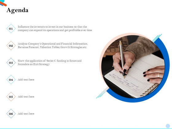 Pitch Presentation Raising Series C Funds Investment Company Agenda Themes PDF Pitch Presentation Raising Series C Funds Investment Company Agenda Themes PDF