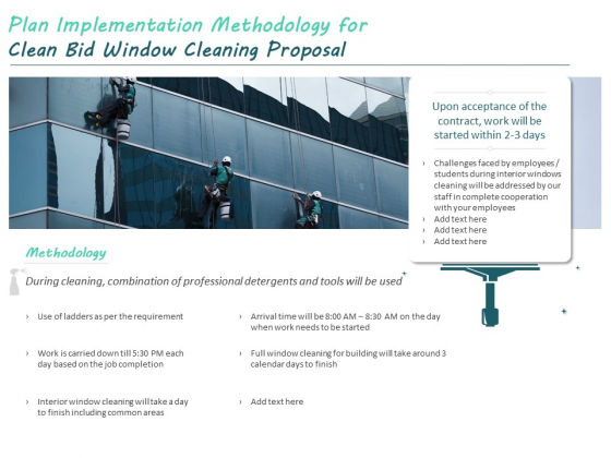 Plan Implementation Methodology For Clean Bid Window Cleaning Proposal Ppt File Guidelines PDF Plan Implementation Methodology For Clean Bid Window Cleaning Proposal Ppt File Guidelines PDF