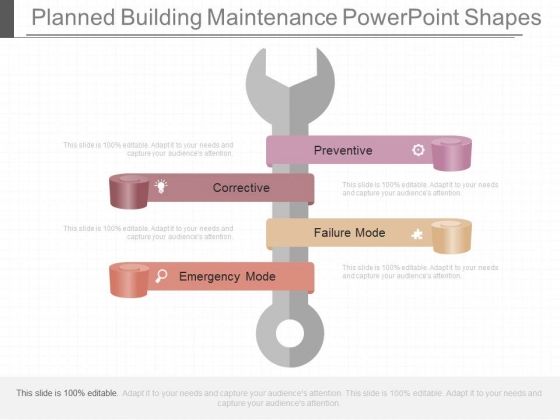 Planned Building Maintenance Powerpoint Shapes Planned Building Maintenance Powerpoint Shapes