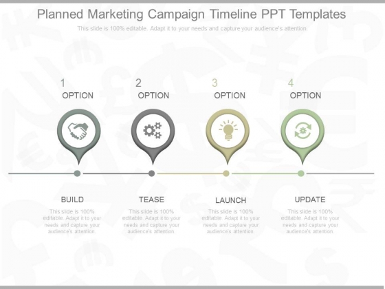 Planned Marketing Campaign Timeline Ppt Templates Planned Marketing Campaign Timeline Ppt Templates
