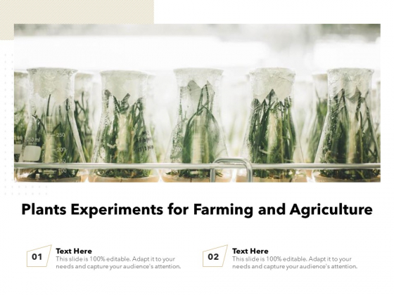 Plants Experiments For Farming And Agriculture Ppt PowerPoint Presentation Icon Examples PDF Plants Experiments For Farming And Agriculture Ppt PowerPoint Presentation Icon Examples PDF