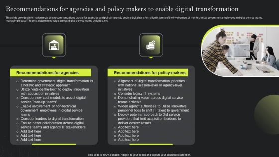 Playbook For Advancing Technology Recommendations For Agencies And Policy Professional PDF