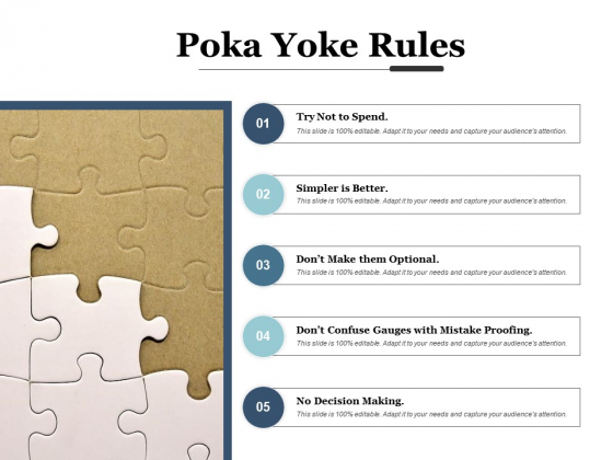Poka Yoke Rules Ppt PowerPoint Presentation Pictures Layout Ideas Poka Yoke Rules Ppt PowerPoint Presentation Pictures Layout Ideas