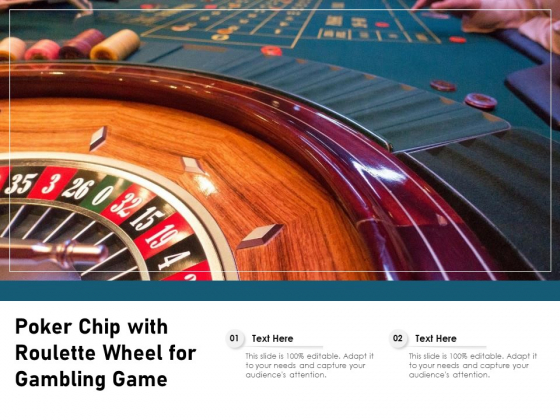 Poker Chip With Roulette Wheel For Gambling Game Ppt Powerpoint Presentation Summary Templates Pdf Poker Chip With Roulette Wheel For Gambling Game Ppt Powerpoint Presentation Summary Templates Pdf