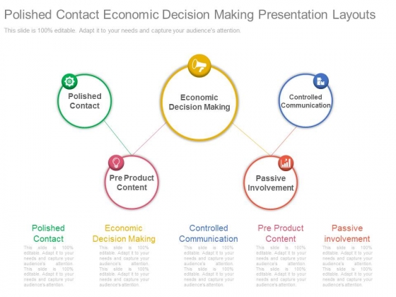 Polished Contact Economic Decision Making Presentation Layouts