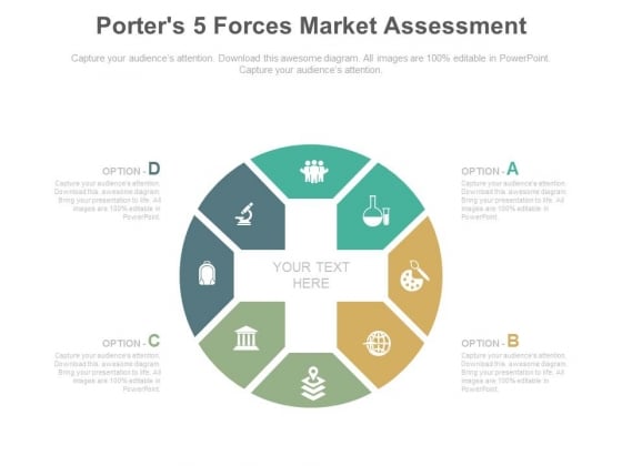 Porters 5 Forces Market Assessment Ppt Slides Porters 5 Forces Market Assessment Ppt Slides