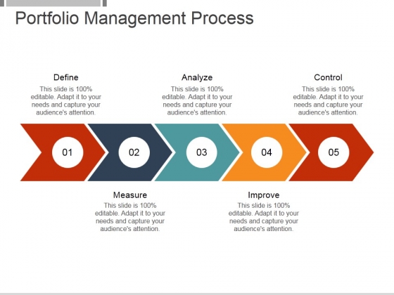 Portfolio Management Process Ppt PowerPoint Presentation Icon
