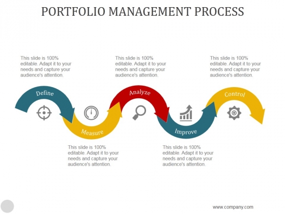Portfolio Management Process Ppt PowerPoint Presentation Sample