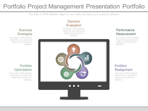 Portfolio Project Management Presentation Portfolio
