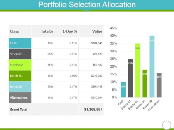 portfolio template powerpoint