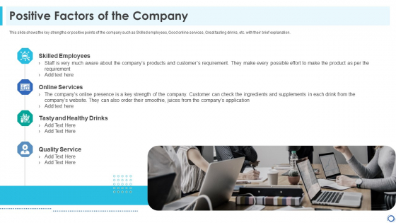 Positive Factors Of The Company Mockup PDF Positive Factors Of The Company Mockup PDF
