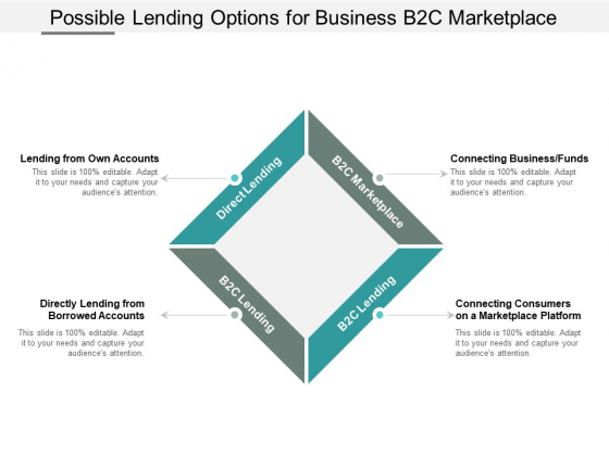 Possible Lending Options For Business B2c Marketplace Ppt Powerpoint Presentation Pictures Template Possible Lending Options For Business B2c Marketplace Ppt Powerpoint Presentation Pictures Template