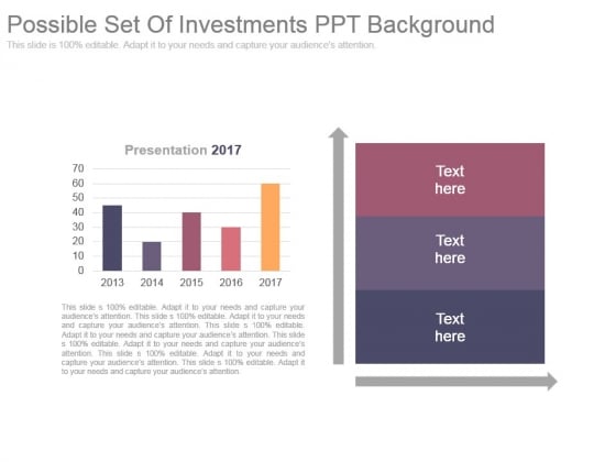 Possible Set Of Investments Ppt Background